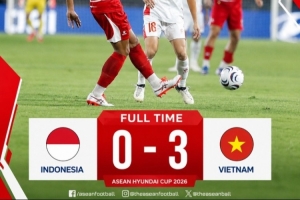 已21場不敗！東南亞足球錦標賽小組賽，越南客場3-0完勝印尼