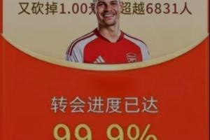 今日趣圖：在不懈地幫砍一刀后，吉馬良斯的轉會進度終于達99.9%